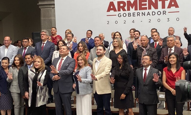 Alejandro Armenta, nueva sede del Congreso, toma de protesta