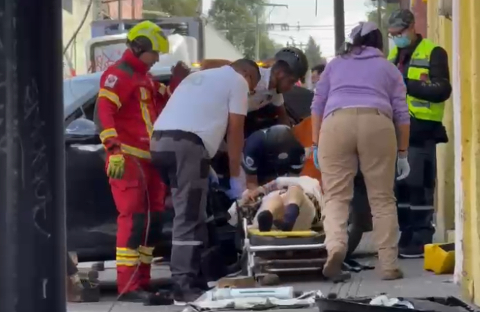 Choque, Ruta 12, Barrio de Santa Anita, accidente, Policía Municipal, SSC, detenido