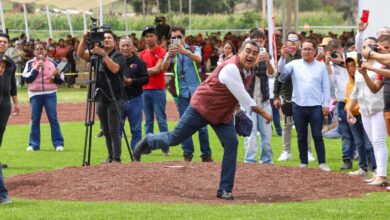 Gobierno de Puebla, Sergio Salomón Céspedes, campo de béisbol, Cañada Morelos