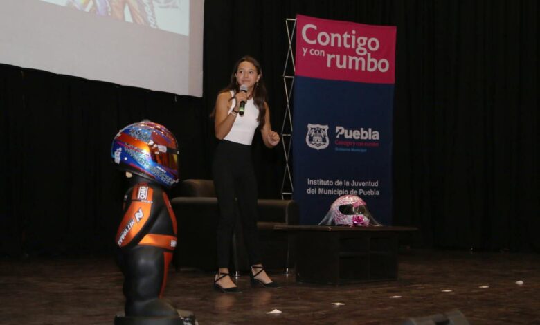 Ayuntamiento de Puebla, conferencia, Sol Díaz