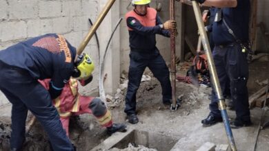 Trabajador, cisterna, Loma Linda, Protección Civil Municipal