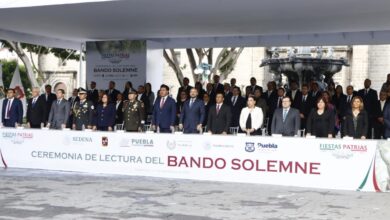 Bando Solemne, Fiestas Patrias, Gobierno del Estado, Javier Aquino, Segob