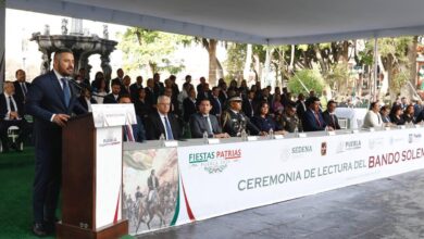 Ayuntamiento de Puebla, aniversario de independencia, actos cívicos, Adán Domínguez Sánchez