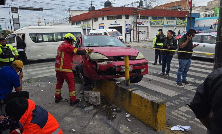 Choque, transporte público, Chulavista, ruta S-3, lesionados, Protección Civil, SSC