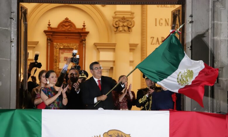 Grito de Independencia, Puebla, Sergio Salomón Céspedes, festejos patrios