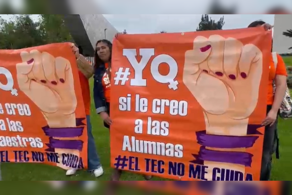 Tec de Monterrey campus Puebla, acoso sexual, violencia sexual, denuncias, manifestación, FGE, ETHOS Letica