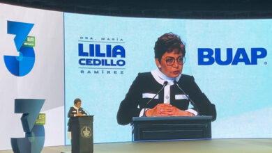 Lilia Cedillo, BUAP, tercer informe, reelección, CU2