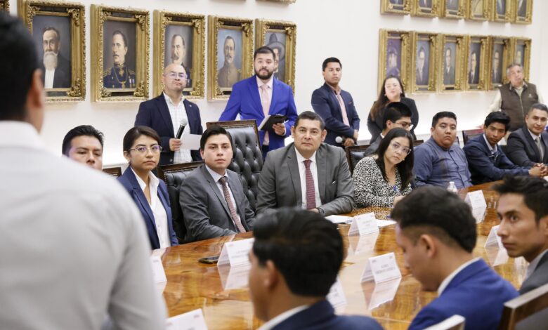 Alejandro Armenta, gobernador electo, liderazgos juveniles