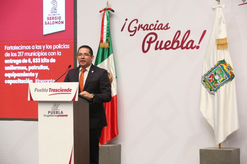 Gobierno de Puebla, seguridad, SSP, Sergio Salomón Céspede