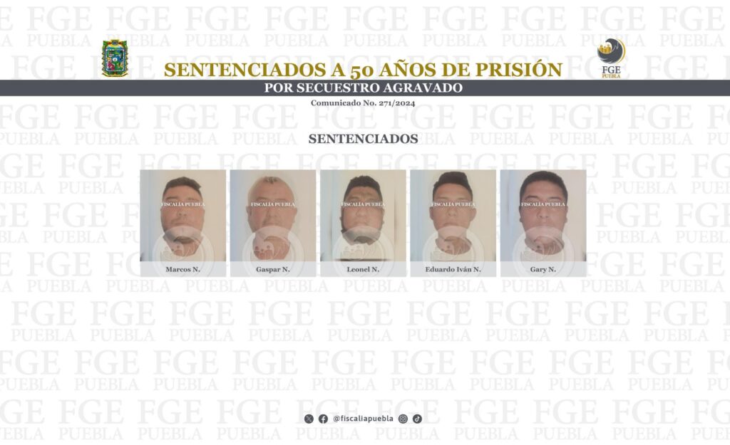 sentencia, secuestradores, Izúcar de Matamoros