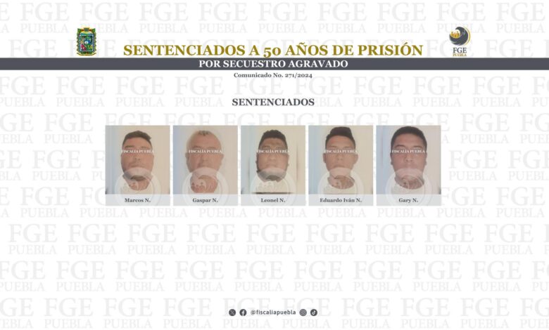 sentencia, secuestradores, Izúcar de Matamoros