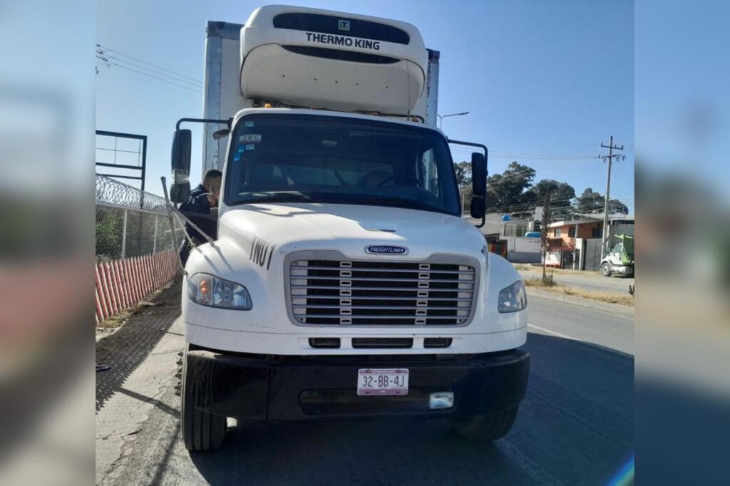 San Andrés Cholula, Policía, robo de tractocamión, seguridad