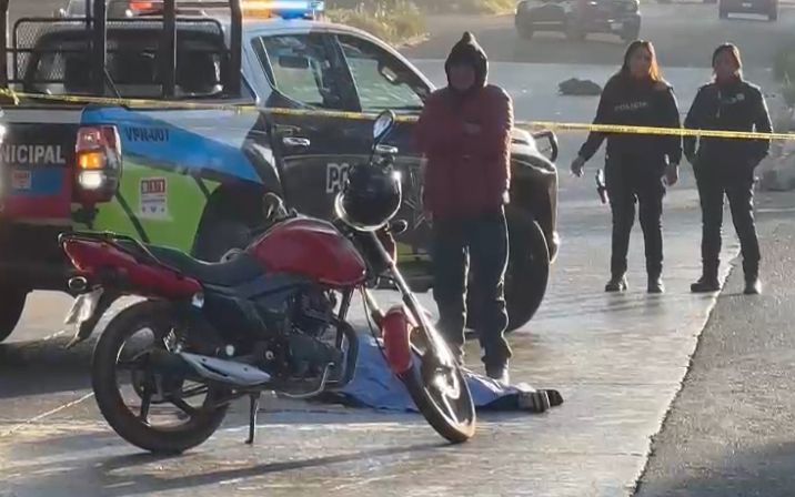 accidente, motocicleta, muere menor de edad, México-Puebla, Vía Corta, Villa Frontera