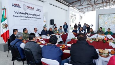 rutas de evacuación, Popocatépetl, Alejandro Armenta, Gobierno de Puebla, supervisión