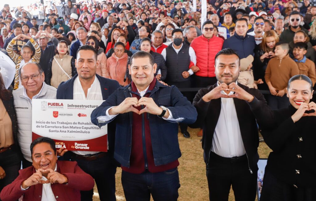 Alejandro Armenta, obra comunitaria, Huejotzingo, obras de alto impacto