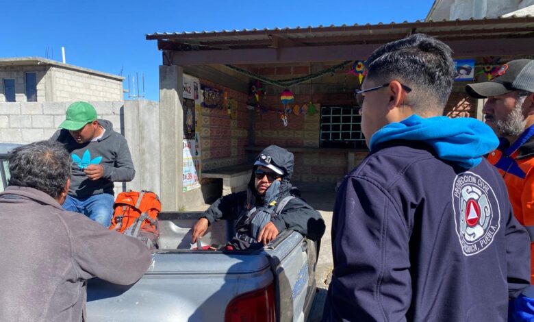 extraviados, alpinistas, Citlaltépetl, Pico de Orizaba, Protección Civil