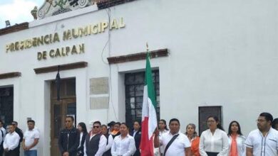 disparos, Presidencia Municipal, San Andrés Calpan, indicios, denuncia