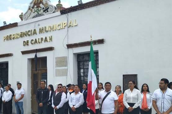 disparos, Presidencia Municipal, San Andrés Calpan, indicios, denuncia