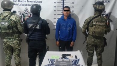 detenido, Texmelucan, Moyotzingo, Los Sapos