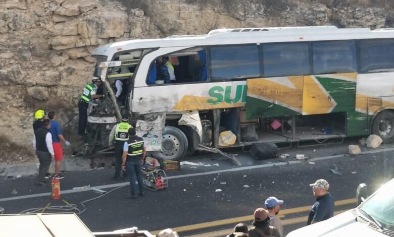 accidente, choque, autopista Cuacnopalan-Oaxaca, Tehuacán, Línea Sur