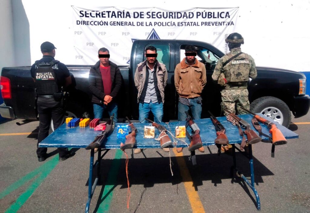 detenidos, hombres armados, SSP, Semar, operativos, Sierra Norte