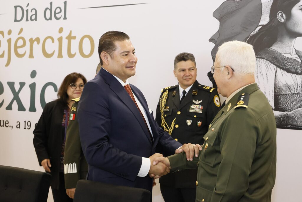 Gobierno de Puebla, Alejandro Armenta, Día del Ejército Mexicano, XXV Zona Militar