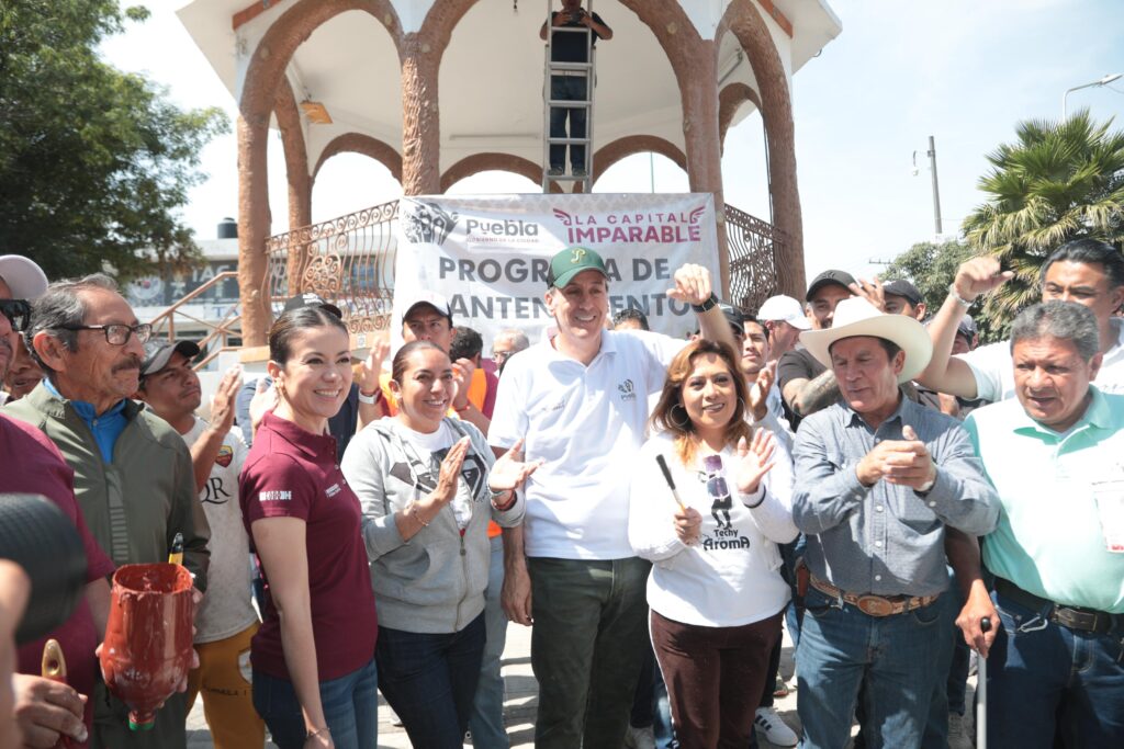 Gobierno de la Ciudad, Pepe Chedraui, faenas de mantenimiento, San Felipe Hueyotlipan