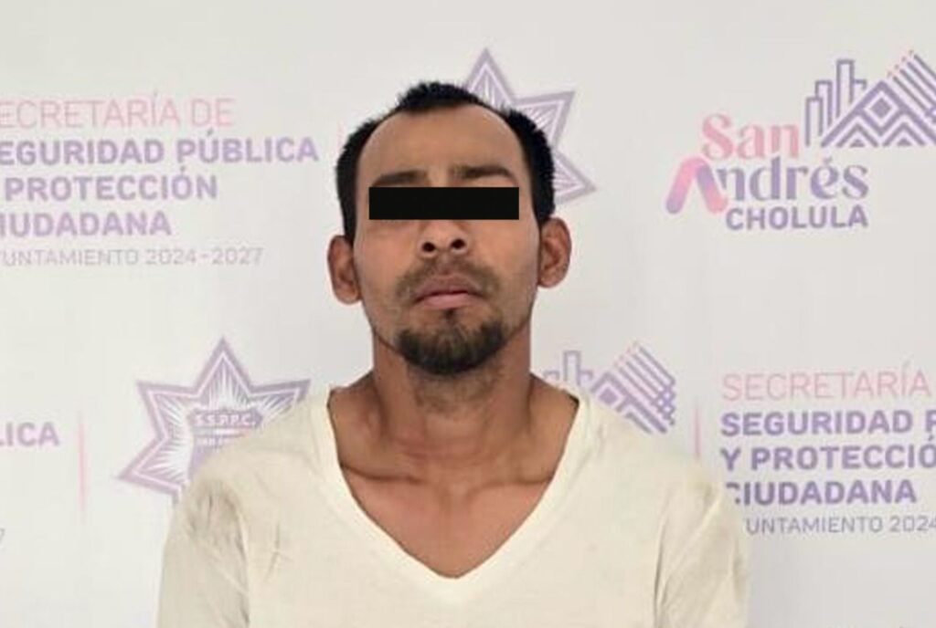 detenido, San Andrés Cholula, delitos contra la salud, colonia Gobernadores