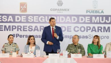 Alejandro Armenta, Gobierno de Puebla, Coparmex, seguridad