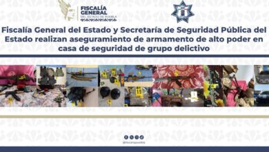 decomiso, armamento de alto poder, droga, robo de combustible, grupo delictivo, Tlalancaleca, Tlaxco, FGE, SSP