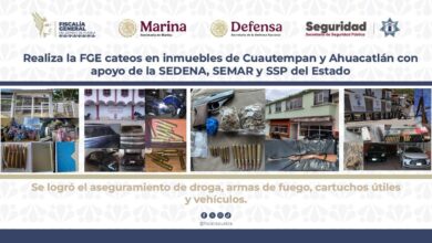 cateos, FGE, Cuautempan, Ahuacatlán, Ejército, Semar, SSP