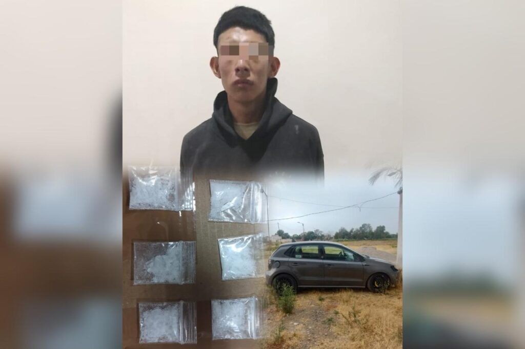 Policía Municipal, Cuautlancingo, detenido, droga, vehículo robado