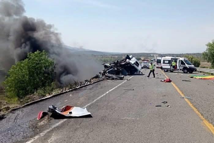 autopista Cuacnopalan-Oaxaca, Capufe, choque, incendio, Fiscalía General del Estado