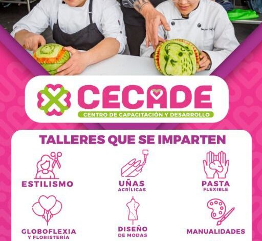 talleres, emprendimiento, SMDIF, CECADE, Gobierno de la Ciudad