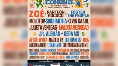 Tecate Comuna 2025, Zoé, Molotov, Panteón Rococó, Foster The People, San Andrés Cholula