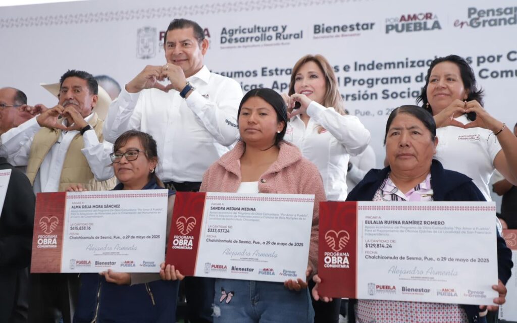 Gobierno de Puebla, Alejandro Armenta, obra comunitaria