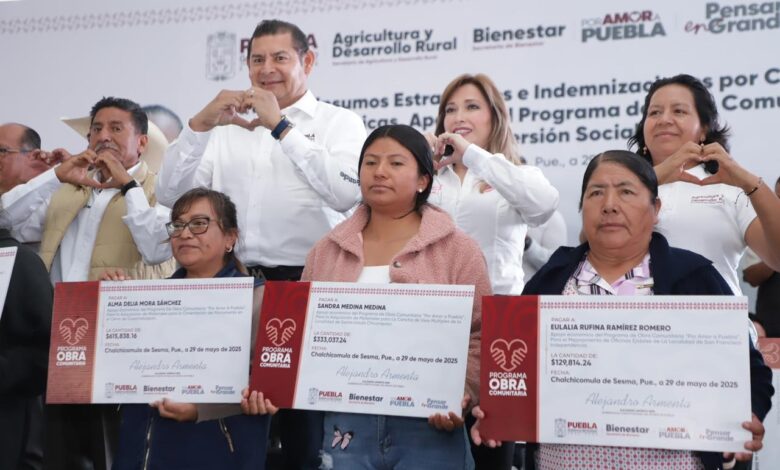 Gobierno de Puebla, Alejandro Armenta, obra comunitaria
