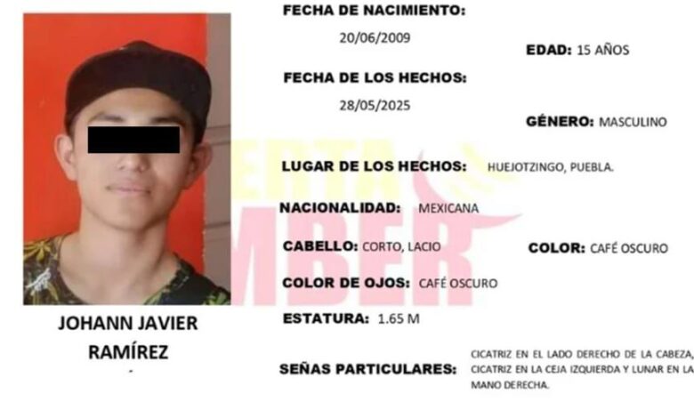 embolsado, Huejotzingo, Johan Ramírez Hernández, droga, desaparecido