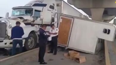 choque, autopista México-Puebla, robo, asalto, SSP