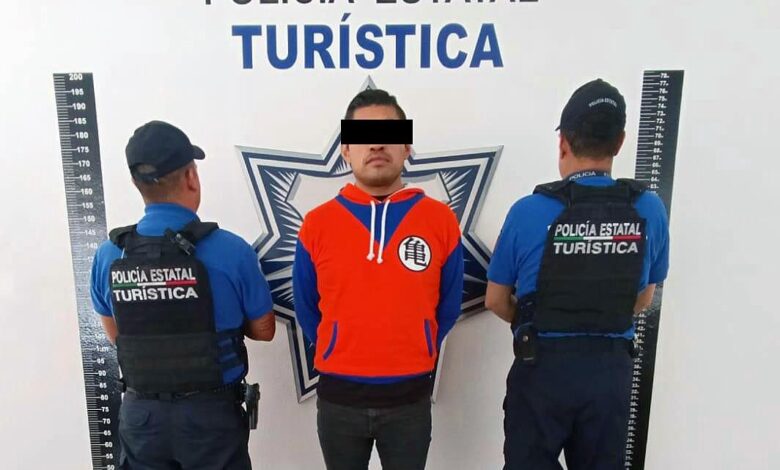 intento de robo, usuarios, Línea 3 de RUTA, detenido, SSP, Policía Estatal Turística, Barrio de Analco