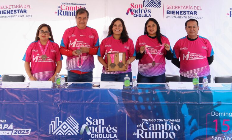 Lupita Cuautle, San Andrés Cholula, Medio Maratón del Día del Padre