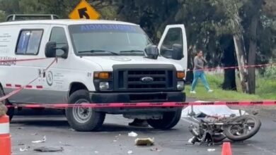 accidente, motociclista, federal Puebla-Atlixco, Santa Isabel Cholula