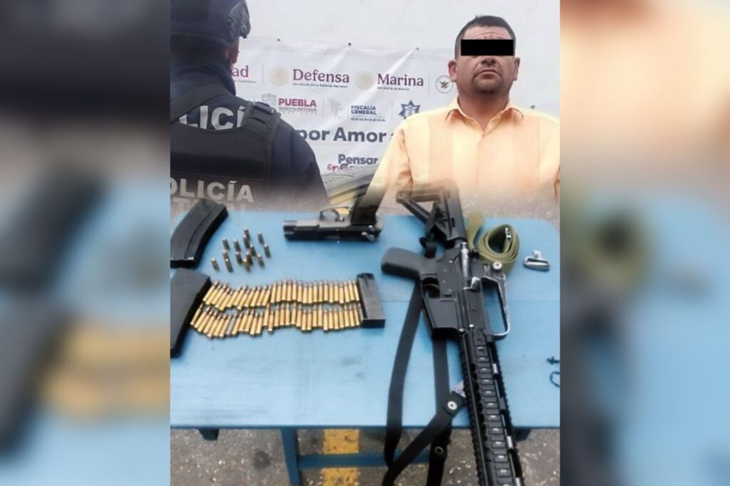 detenido, AR-15, SSP, Libres, Ministerio Público Federal