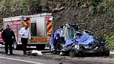 choque, prensados, muertos, autopista Siglo XXI, SSP, Atlixco