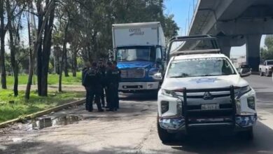 SSC, vehículo robado, autopista México-Puebla, detenidos