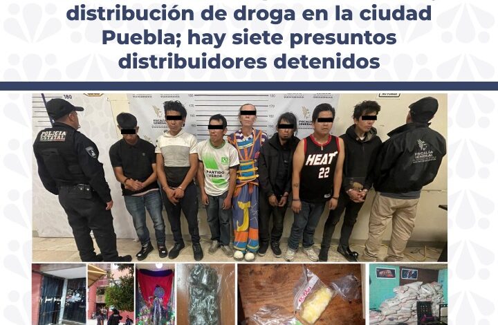 FGE, operativo, venta de droga, San Bartolo, detenidos