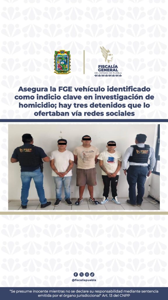 FGE, operativo, Xonaca, venta de vehículos en redes sociales, homicidio, Tecamachalco