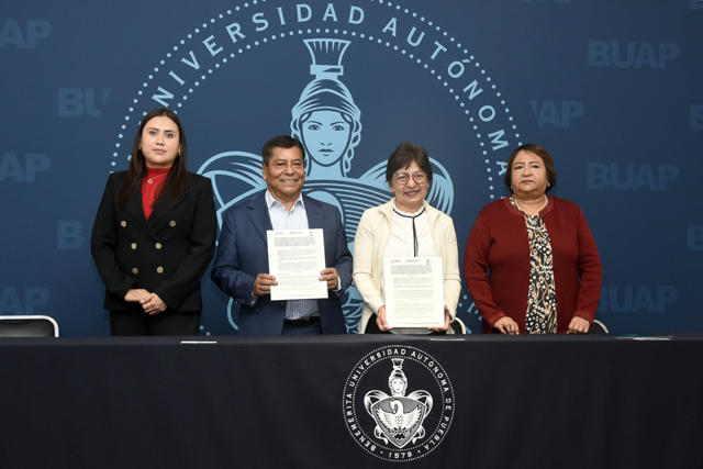 BUAP, Lilia Cedillo, convenio, Infraestructura del Estado