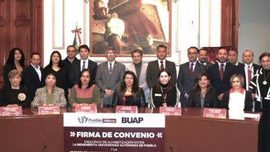 Gobierno de la Ciudad, BUAP, convenio, alfabetización