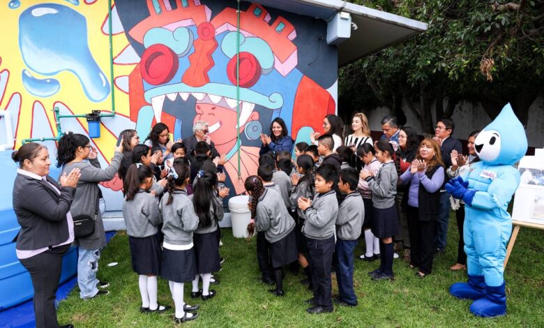 Lupita Cuatle, San Andrés Cholula, Primaria Profra. Paz Montaño, sistema de captación pluvial